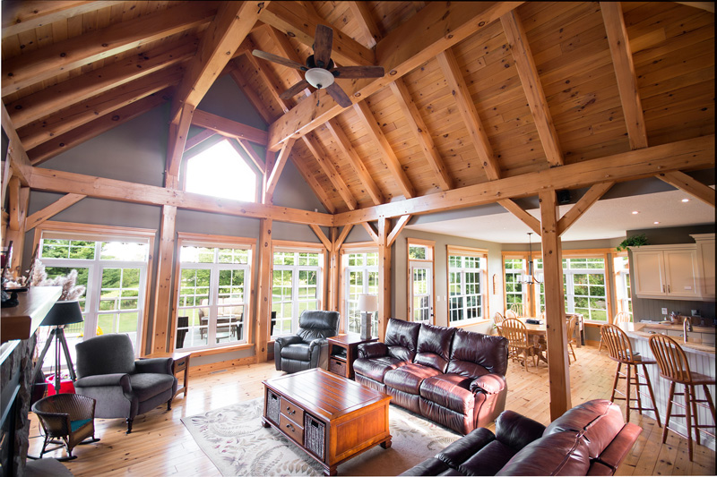 Large living room interior